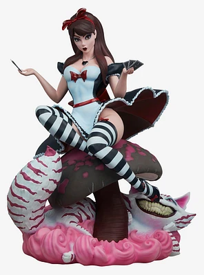 Alice in Wonderland Game of Hearts Edition Statue