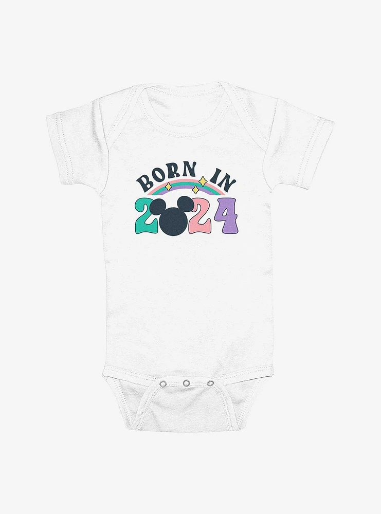 Disney Mickey Mouse Born 2024 Infant Bodysuit