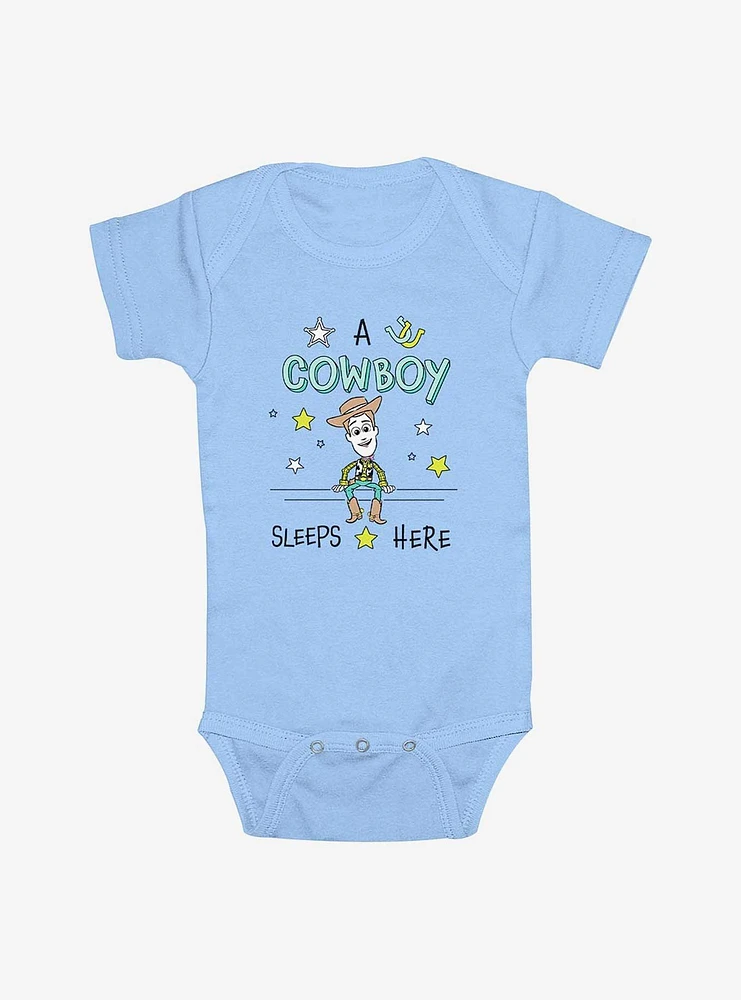 Disney Pixar Toy Story A Cowboy Sleeps Here Infant Bodysuit