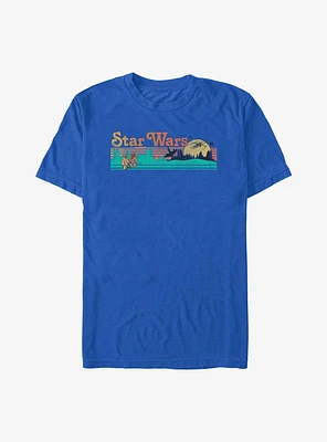 Star Wars Retro Scenic Ewok T-Shirt