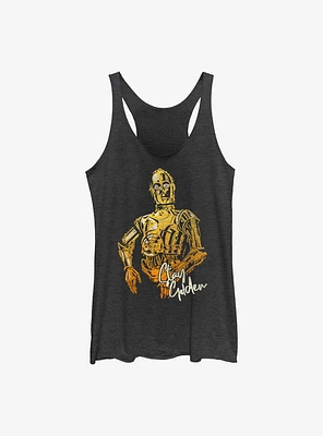 Star Wars C-3P0 Stay Golden Girls Tank