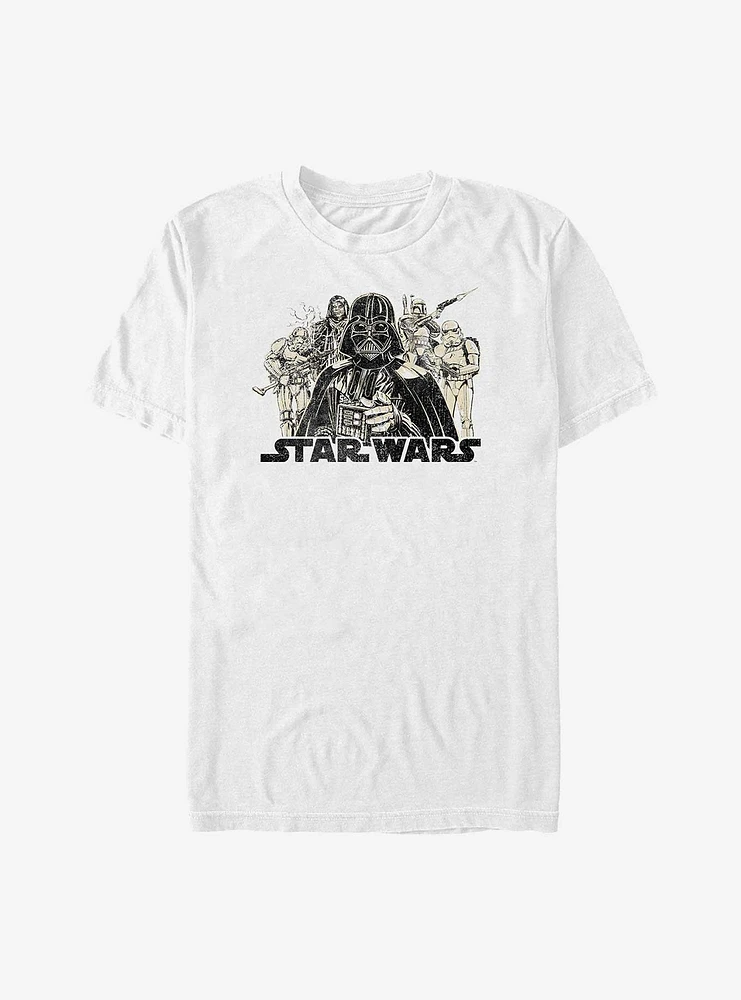 Star Wars Vintage Villains T-Shirt