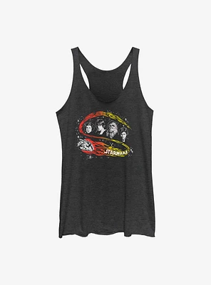 Star Wars Vintage Group Flames Girls Tank