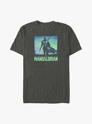 Star Wars The Mandalorian Neon Sunset T-Shirt