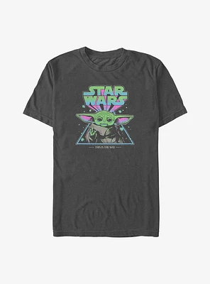 Star Wars The Mandalorian Triangle Color T-Shirt