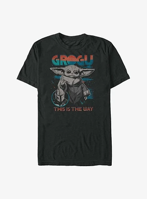 Star Wars The Mandalorian Grogu Vintage T-Shirt