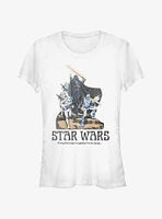 Star Wars Darkside Vintage Girls T-Shirt