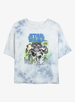 Star Wars Darth Vader To The Death Girls Tie-Dye Crop T-Shirt