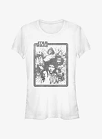 Star Wars Retro Group Girls T-Shirt