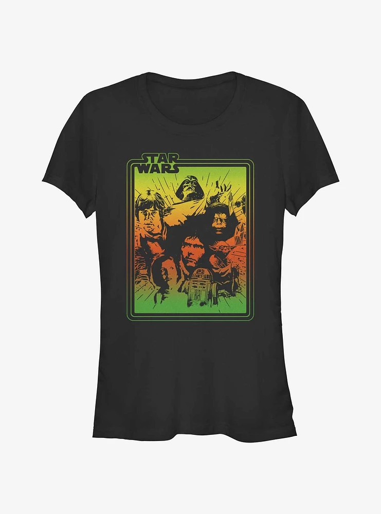 Star Wars Group Pose Girls T-Shirt