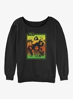 Star Wars Group Pose Girls Slouchy Sweatshirt