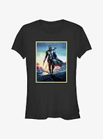 Star Wars The Mandalorian Pose Girls T-Shirt