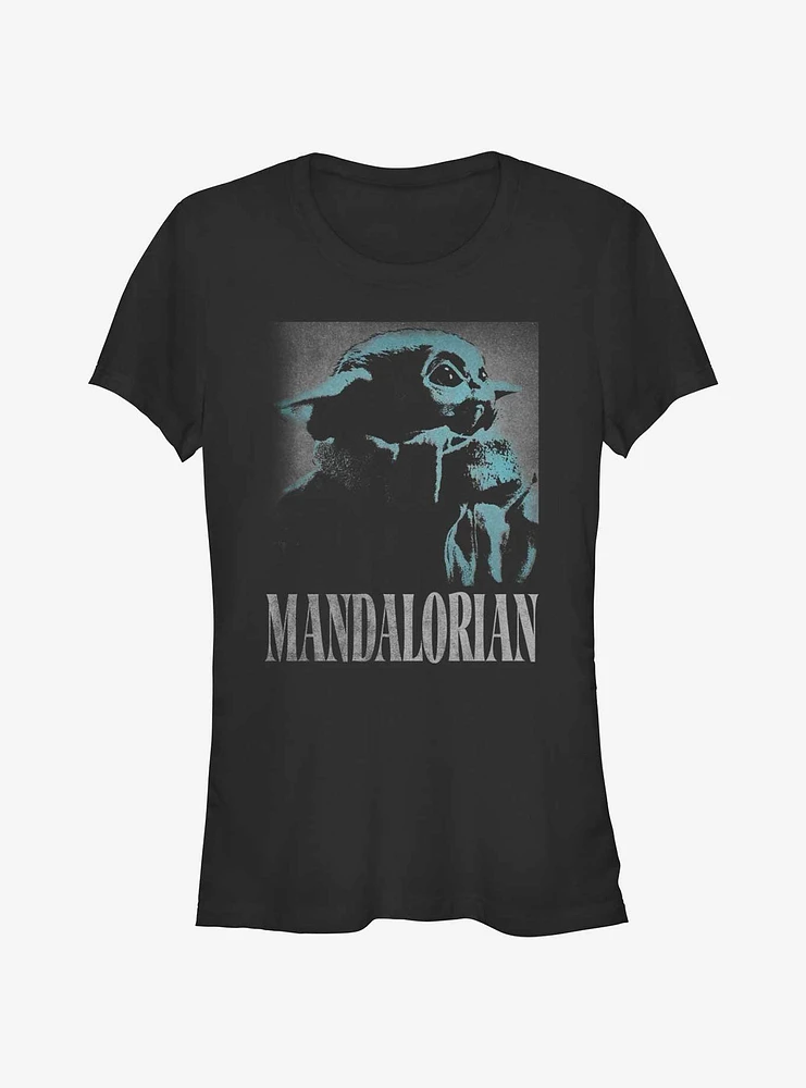 Star Wars The Mandalorian Side View Pose Girls T-Shirt