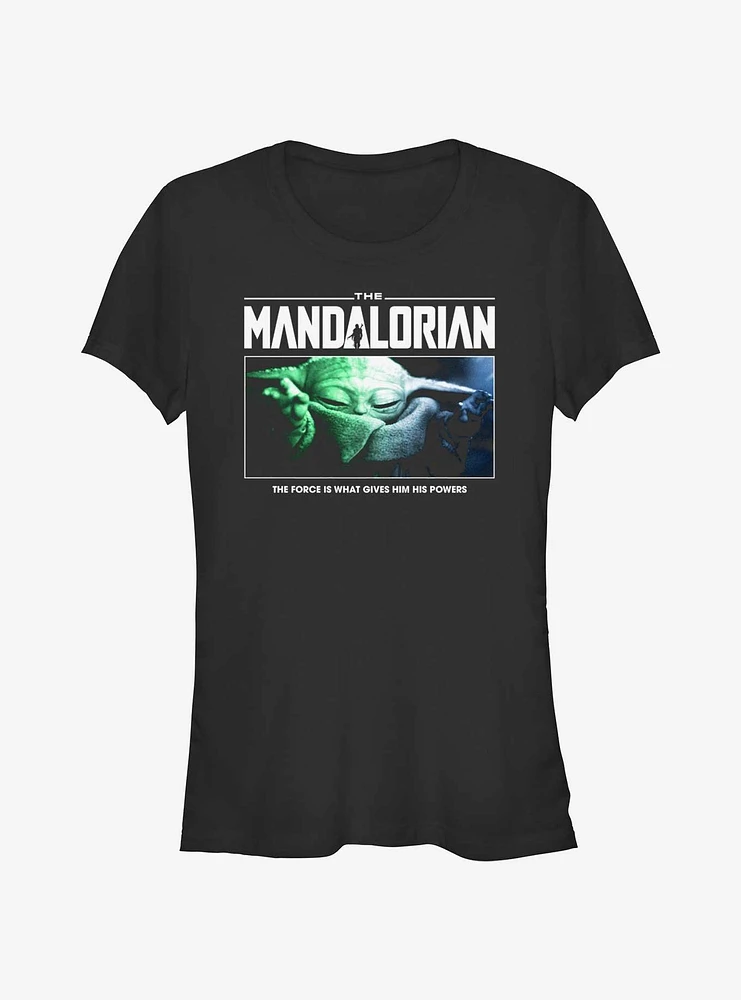 Star Wars The Mandalorian Tiny And Poweful Girls T-Shirt