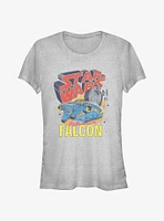 Star Wars Falcon Vintage Girls T-Shirt