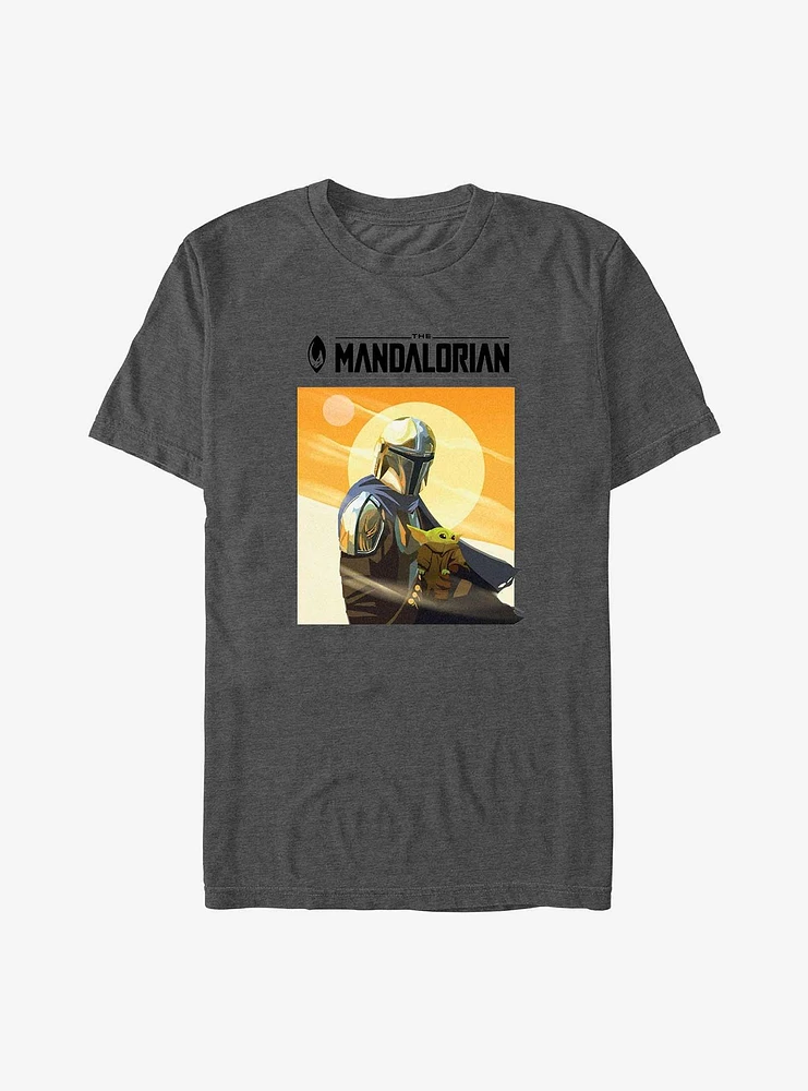 Star Wars The Mandalorian Sunset T-Shirt