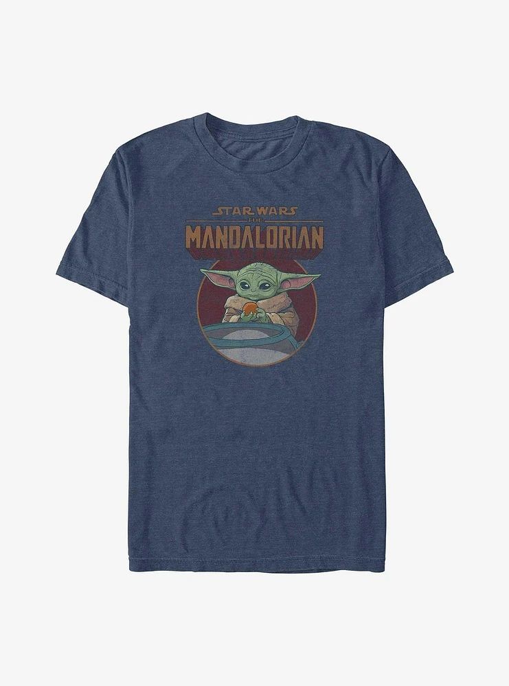 Star Wars The Mandalorian Grogu Snack Time T-Shirt