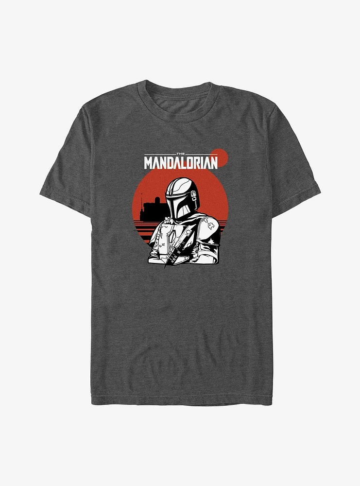 Star Wars The Mandalorian Text Logo T-Shirt