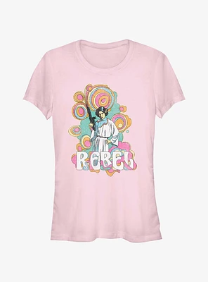 Star Wars Retro Leia Rebel Girls T-Shirt