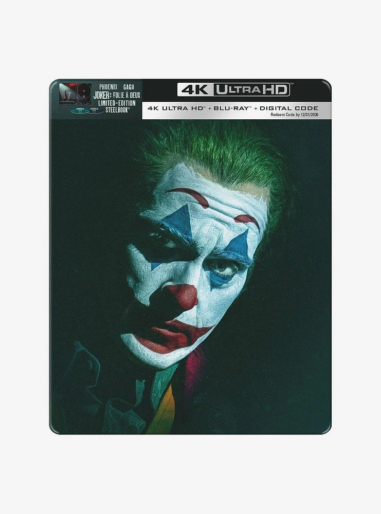 Joker: Folie À Deux Steelbook (4K Ultra HD + Blu-Ray + Digital) Ultra HD