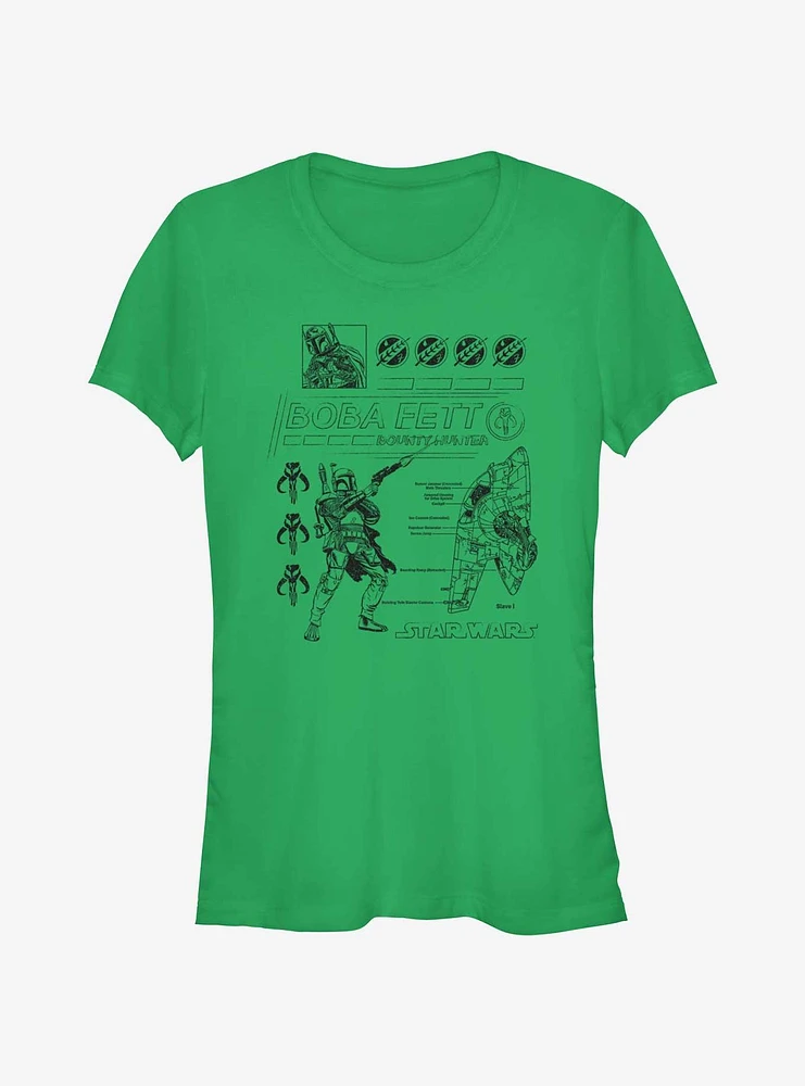 Star Wars Boba Tech Girls T-Shirt