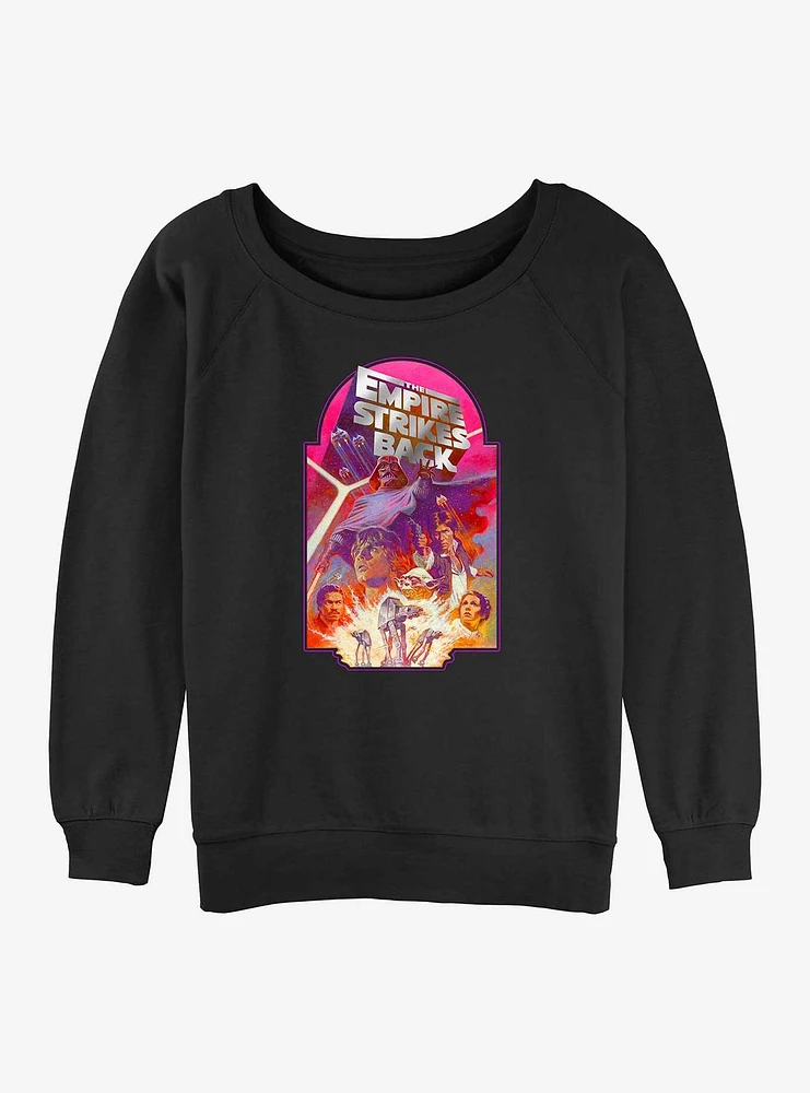 Star Wars Empire Poster Girls Slouchy Sweatshirt