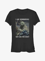 Star Wars Why Here Girls T-Shirt