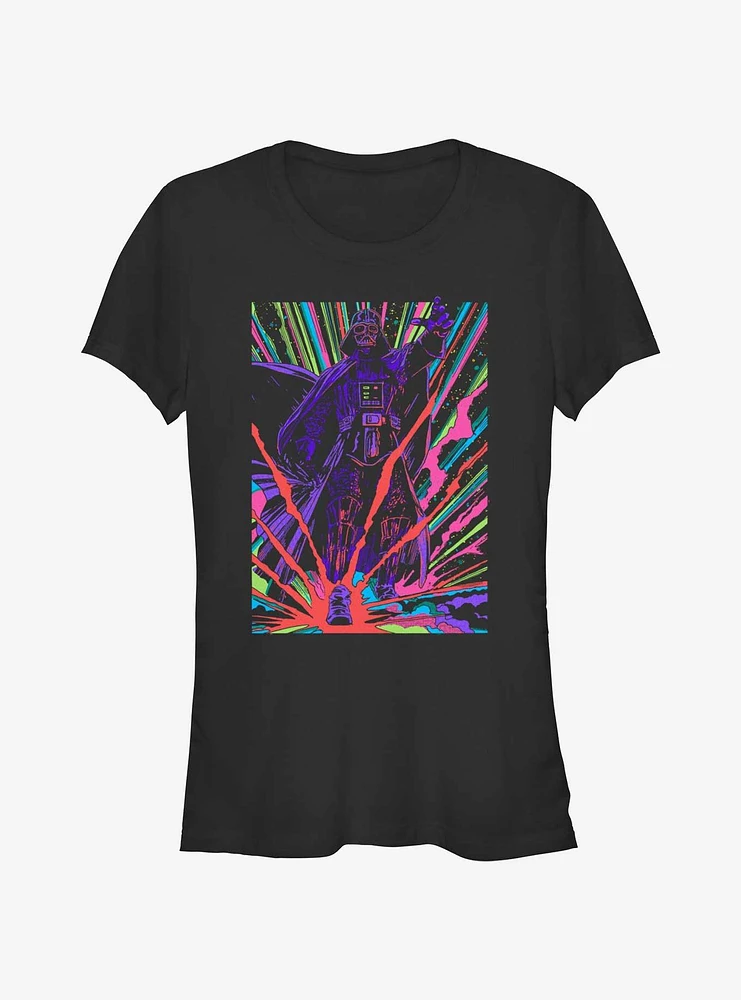 Star Wars Darth Neon Girls T-Shirt