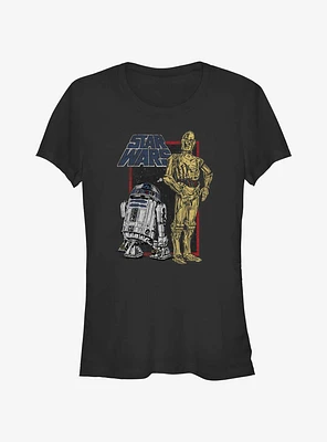 Star Wars Double Droids Girls T-Shirt