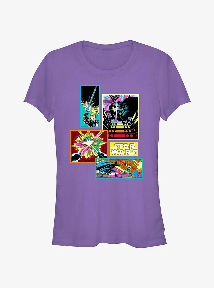 Star Wars Neon Comics Girls T-Shirt