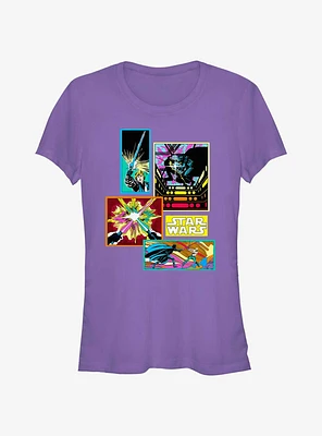 Star Wars Neon Comics Girls T-Shirt