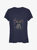 Star Wars Vitruvian Hunter Girls T-Shirt