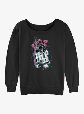 Star Wars R2-D2 Rock Girls Slouchy Sweatshirt