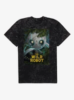 The Wild Robot Wilderness Poster Mineral Wash T-Shirt