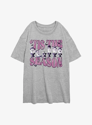 Haunted Mansion Tis the Season Girls Oversized T-Shirt