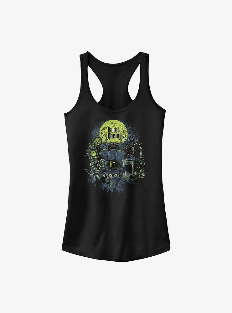 Haunted Mansion Montage Girls Tank