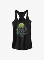 Haunted Mansion Montage Girls Tank