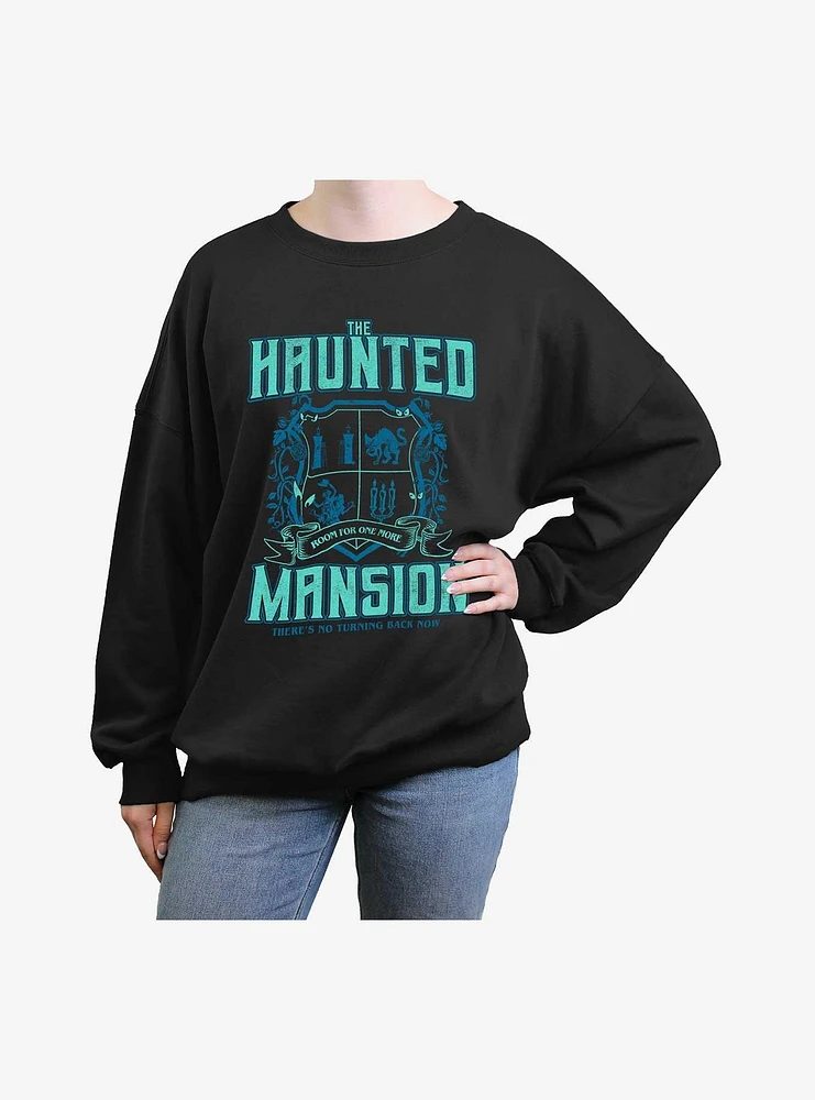 Haunted Mansion Collegiate Girls Oversized Sweatshirt