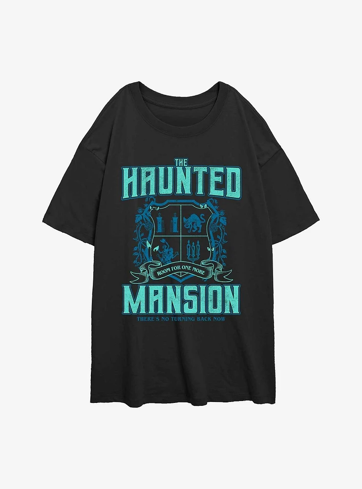 Haunted Mansion Collegiate Girls Oversized T-Shirt