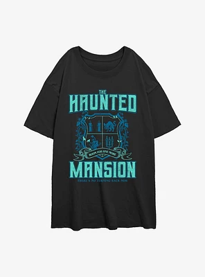 Haunted Mansion Collegiate Girls Oversized T-Shirt