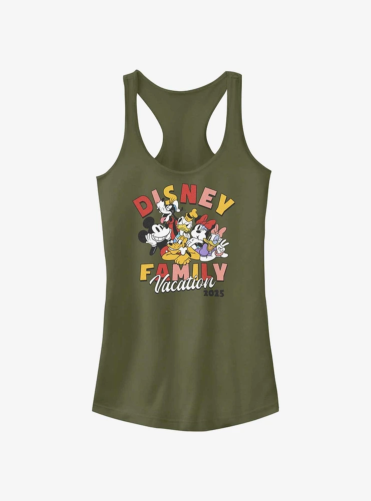 Disney Mickey Mouse Family Vacation Girls Tank