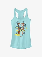 Disney Mickey Mouse & Minnie Travel Girls Tank