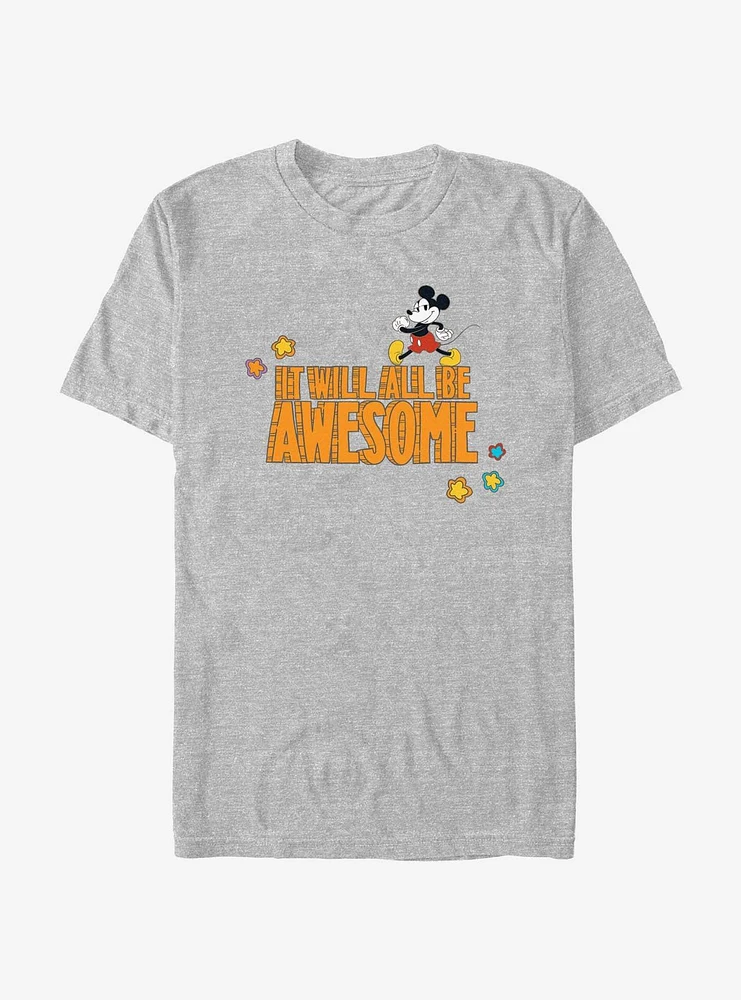 Disney Mickey Mouse Will All Be Awesome T-Shirt