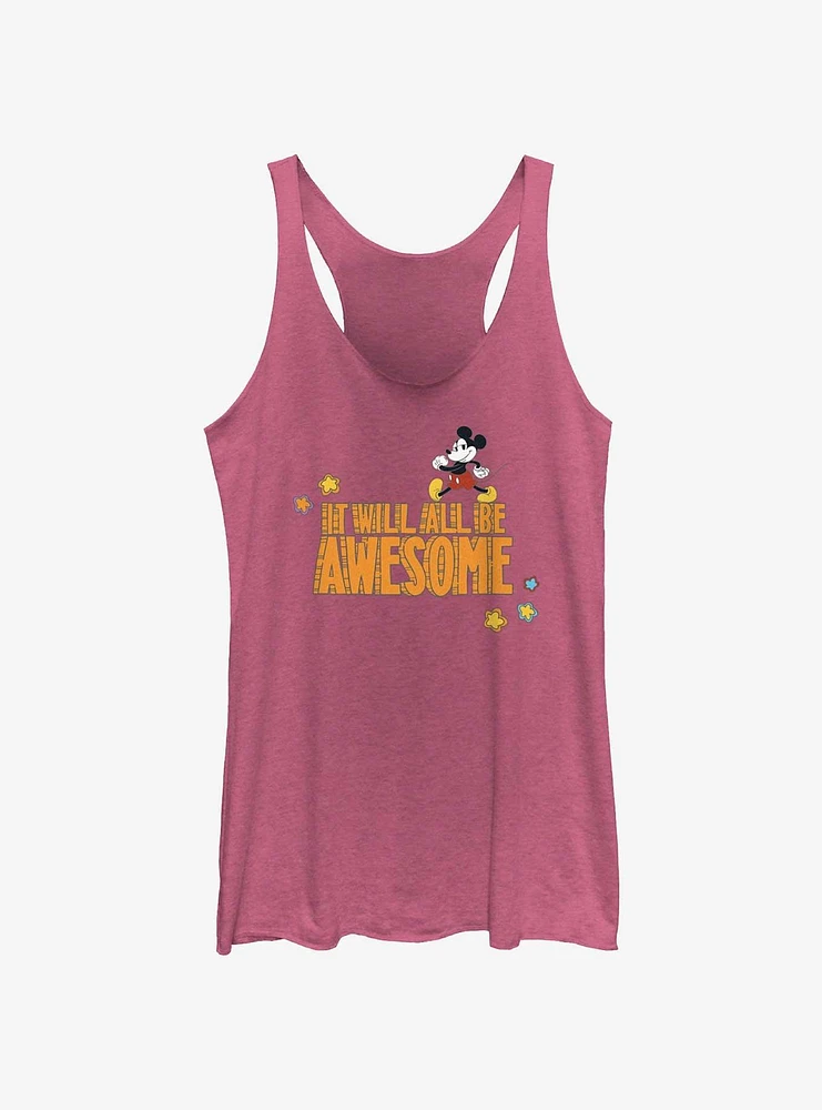 Disney Mickey Mouse Will All Be Awesome Girls Tank