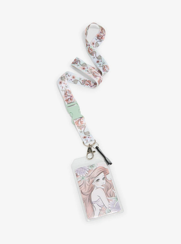 Disney The Little Mermaid Ariel Illustrated Lanyard — BoxLunch Exclusive