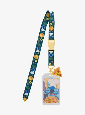 Disney Lilo & Stitch Pizza Stitch Lanyard - BoxLunch Exclusive