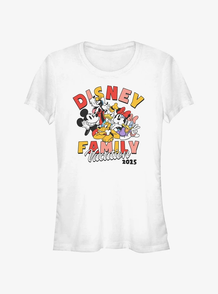 Disney Mickey Mouse Family Vacation Girls T-Shirt