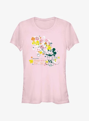 Disney Mickey Mouse Magic The Air Girls T-Shirt