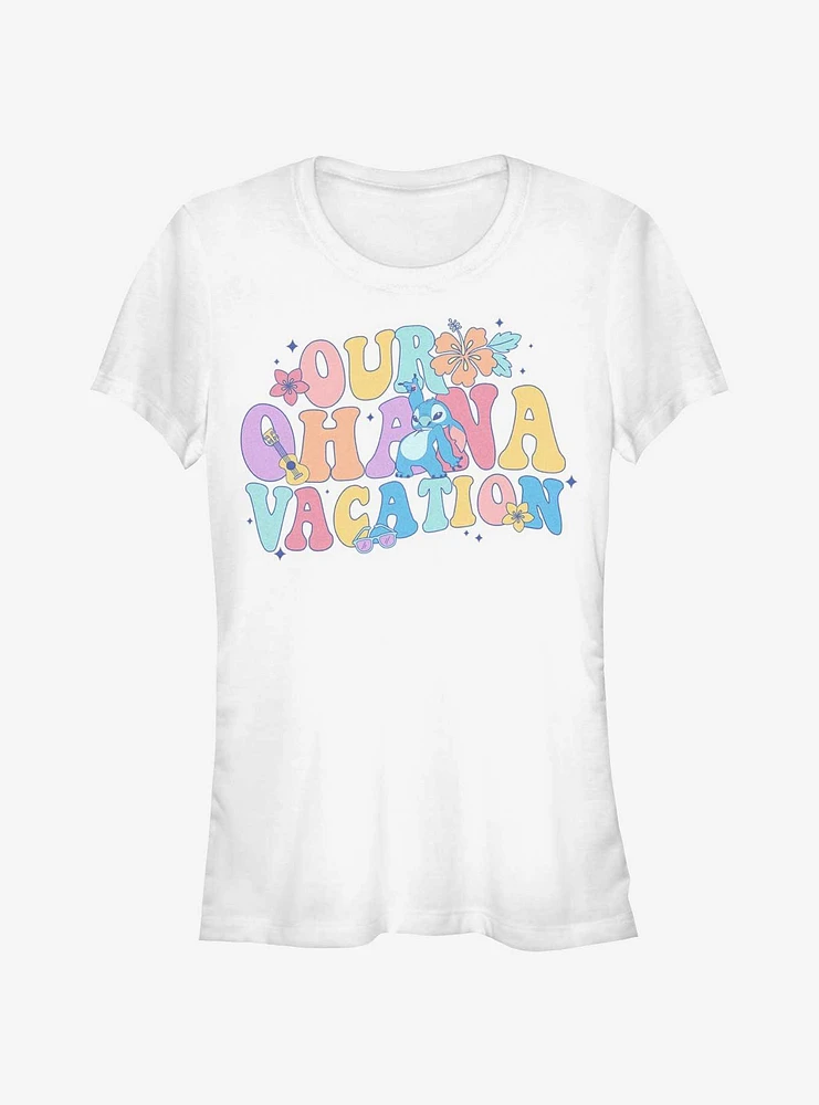 Disney Lilo & Stitch Ohana Vacation Girls T-Shirt