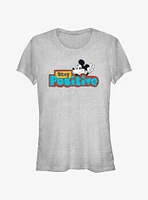 Disney Mickey Mouse Stay Positive Girls T-Shirt